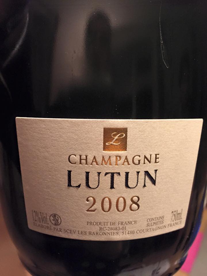 Champagne Lutun – Millésime 2008 – Brut
