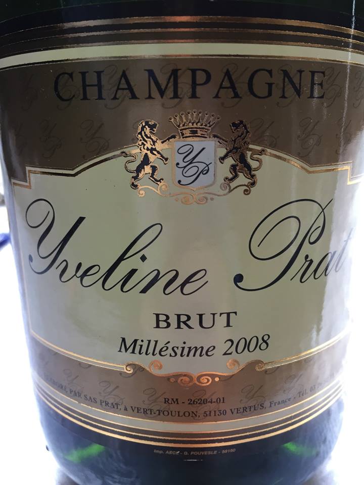 Champagne Yveline Prat – Millésime 2008 – Brut