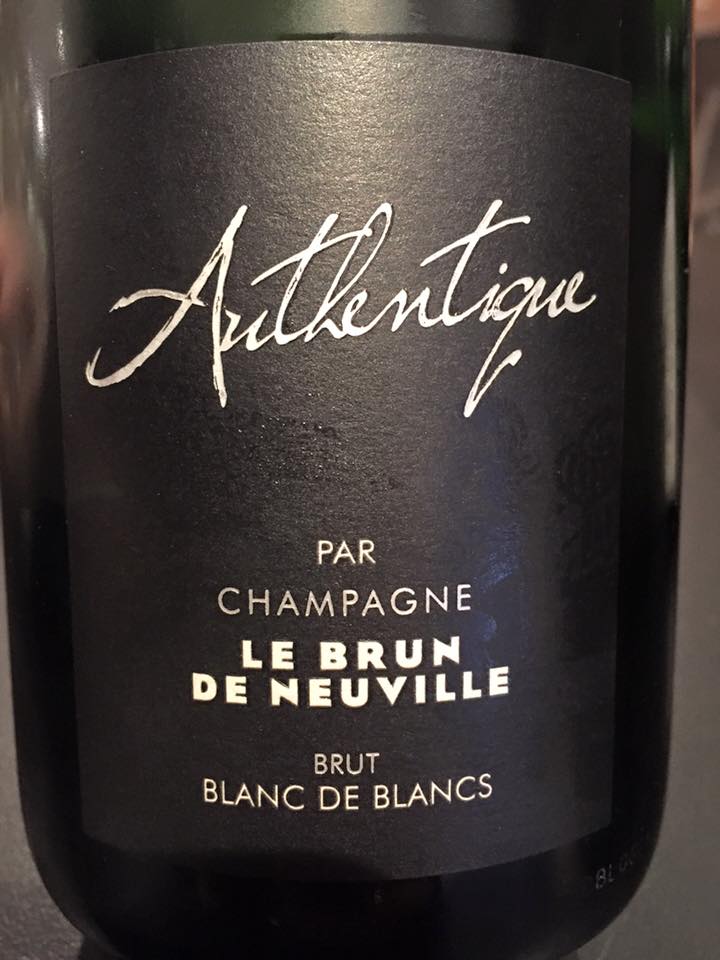 Champagne Le brun de Neuville – Blanc de Blancs – Authentique –Brut