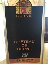 Château de Berne – Rosé 2015 – Côtes de Provence