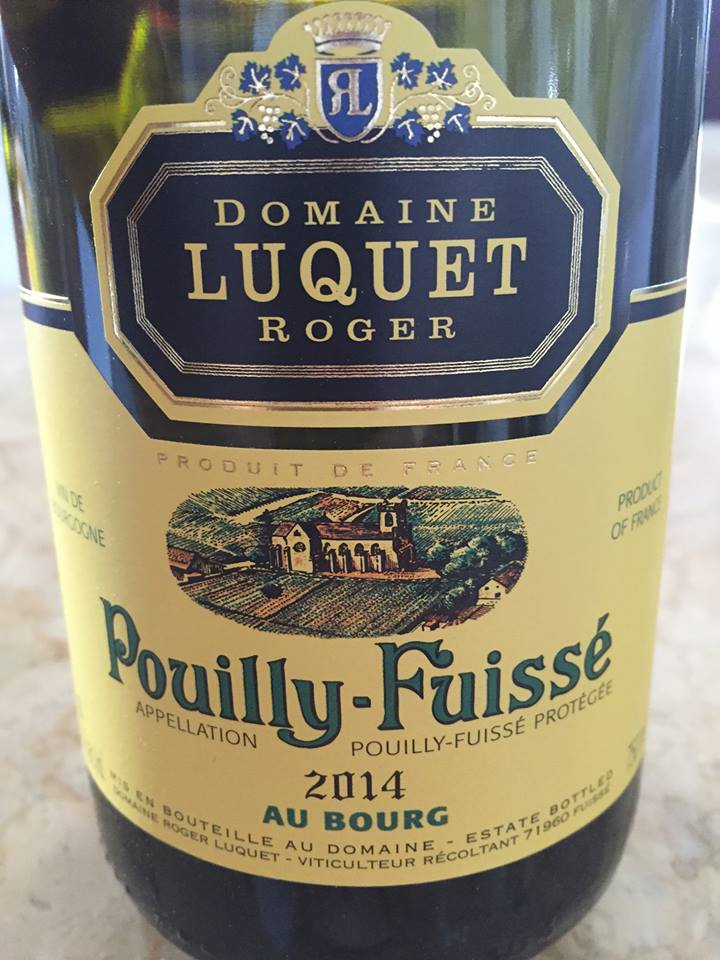 Domaine Luquet Roger – Au Bourg 2014 – Pouilly-Fuissé