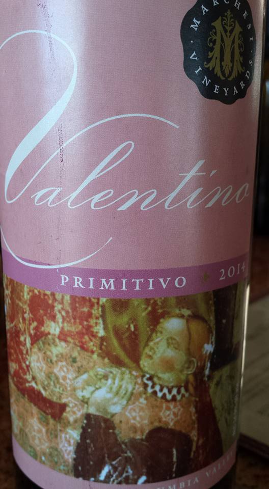 Marchesi Winery – Valentino 2014 – Primitivo – Washington