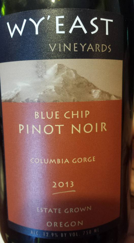 Wy’East Vineyards – Blue Chip Pinot Noir 2013 – Estate Grown – Columbia Gorge