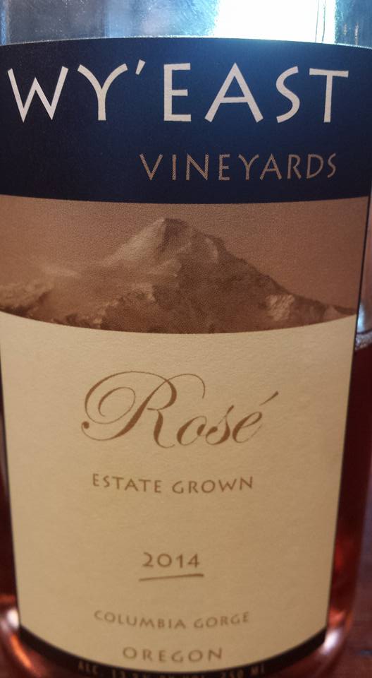 Wy’East Vineyards – Rosé 2014 Pinot Noir – Estate Grown – Columbia Gorge