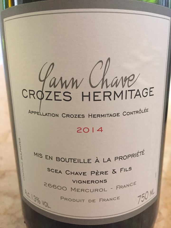 Yanne Chave 2014 – Crozes-Hermitage