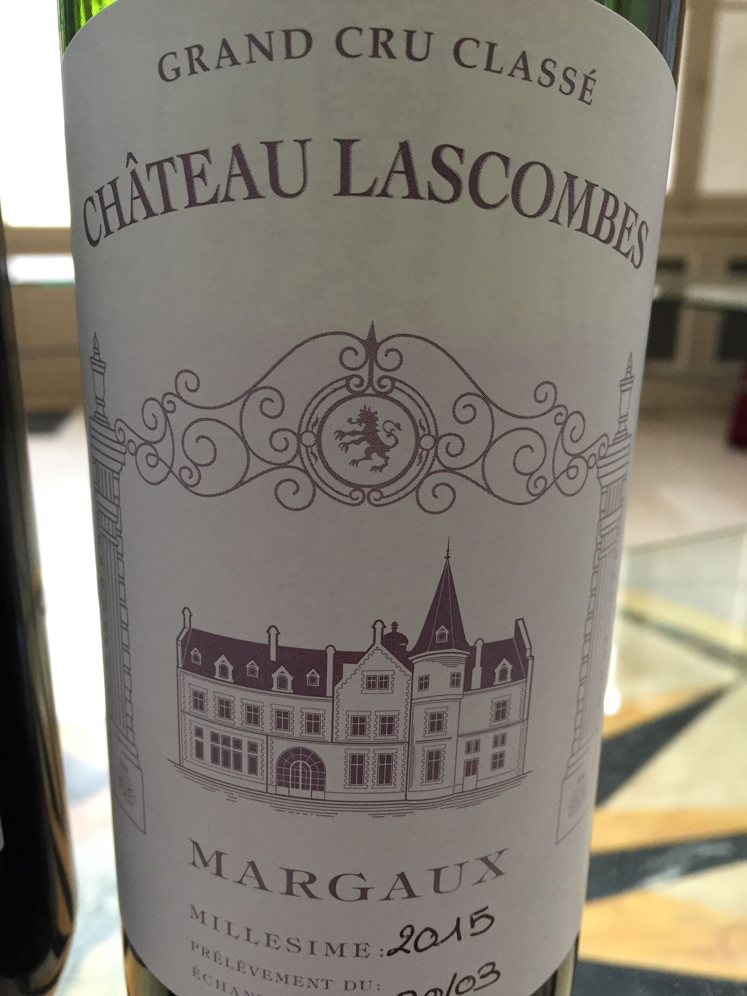 Château Lascombes 2015 – Margaux, 2nd Grand Cru Classé