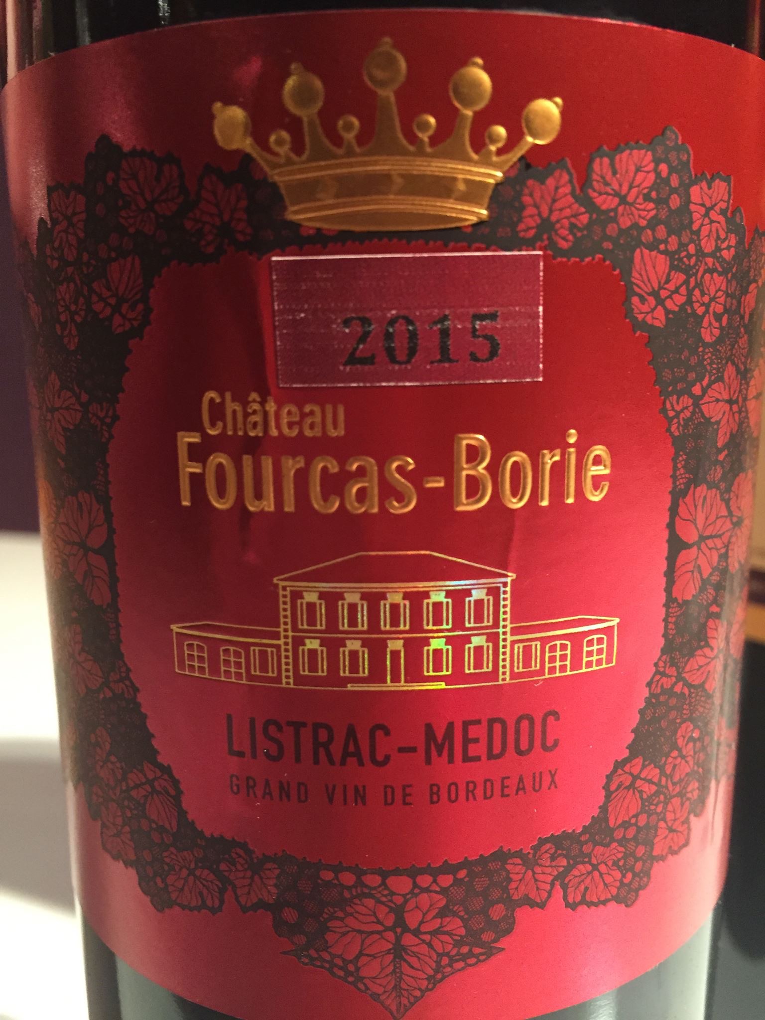 Château Fourcas-Borie 2015 – Listrac-Médoc