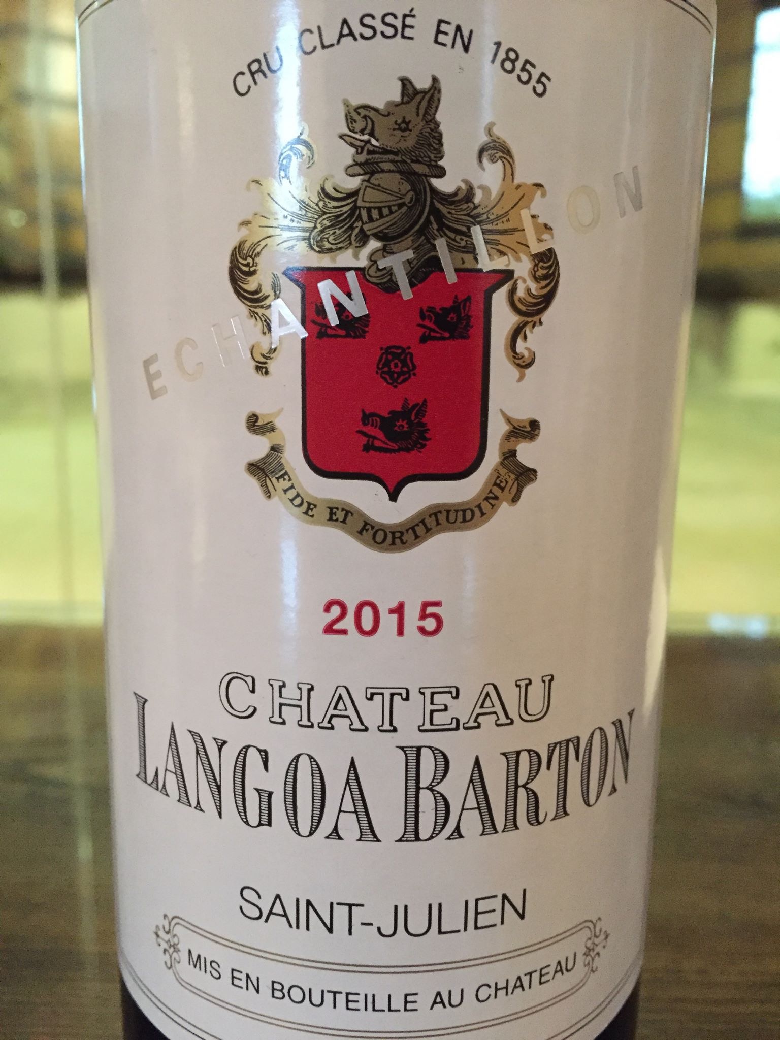 Château Langoa Barton 2015 – Saint-Julien, 3ème Grand Cru Classé