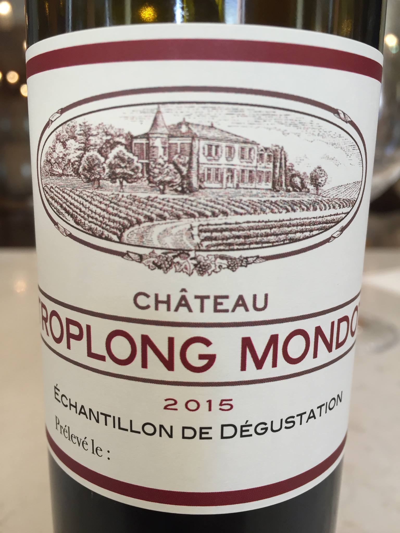 Château Troplong Mondot 2015 – Saint-Emilion 1er Grand Cru Classé B