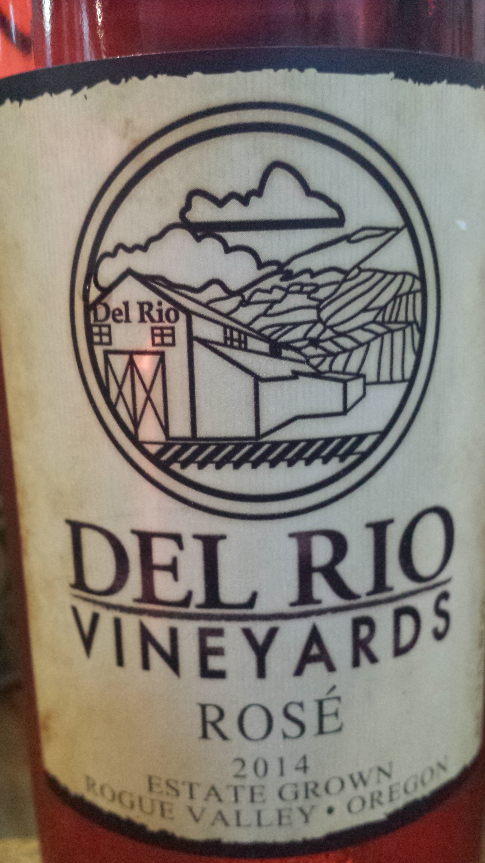 Del Rio Vineyards – Merlot Rosé 2014 – Estate Grown – Rogue Valley