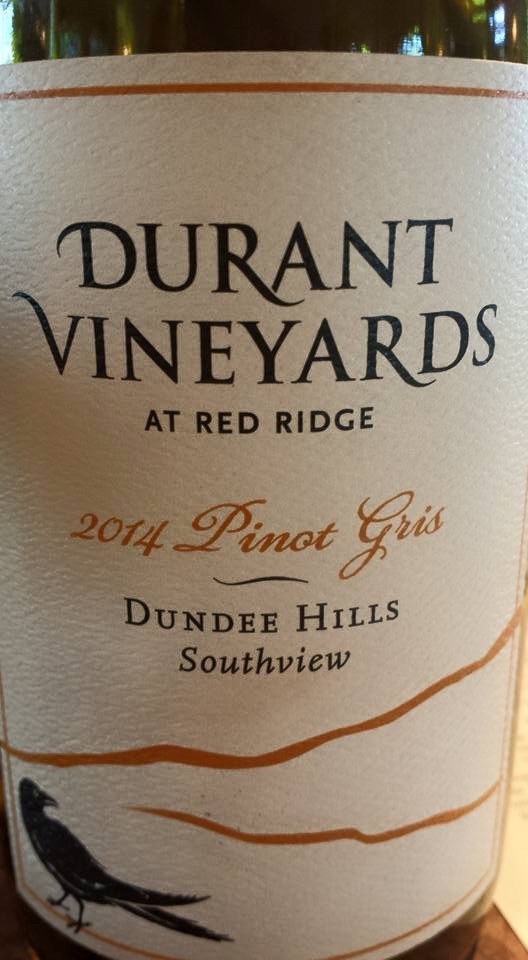 Durant Vineyards – Pinot Gris 2014 – Southview – Dundee Hills