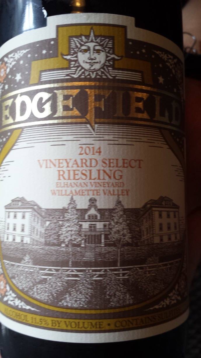 Edge Field – Vineyard Select Riesling 2014 – Elhanan Vineyard – Willamette Valley