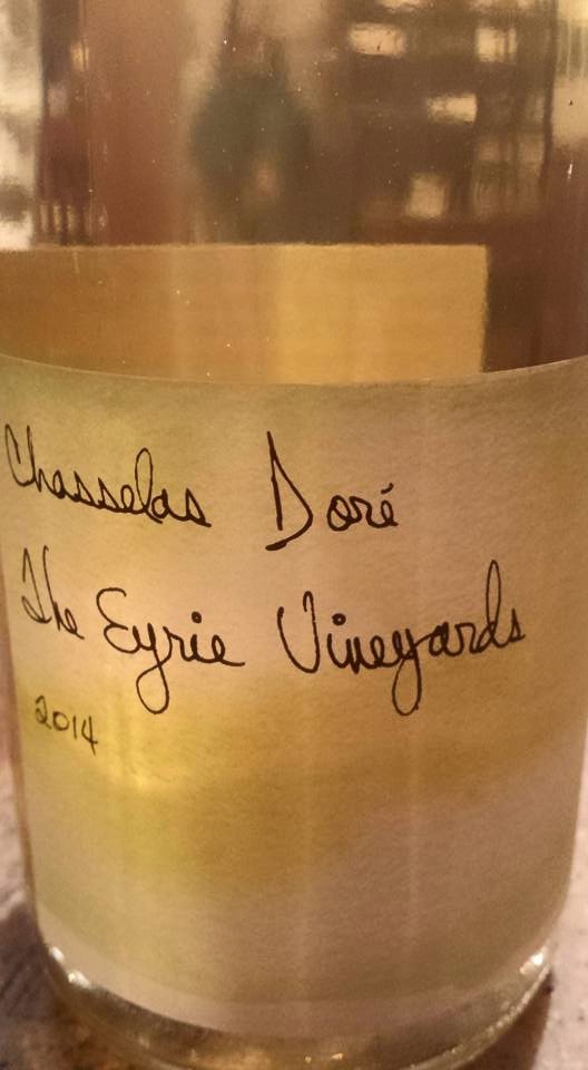 The Eyrie Vineyards – Chasselas Doré 2014 – Dundee Hills – Oregon