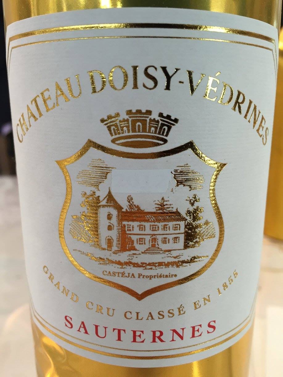 Château Doisy-Védrines 2015 – Sauternes, 2nd Cru Classé