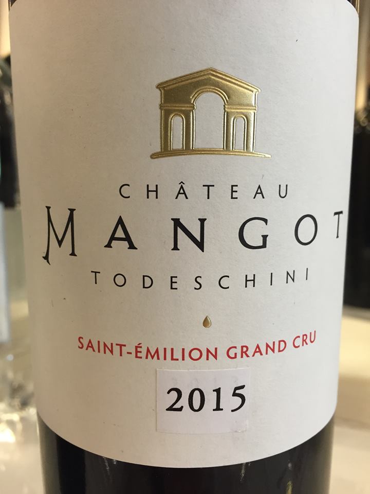 Château Mangot – Cuvée Todeschini 2015 – Saint-Emilion Grand Cru