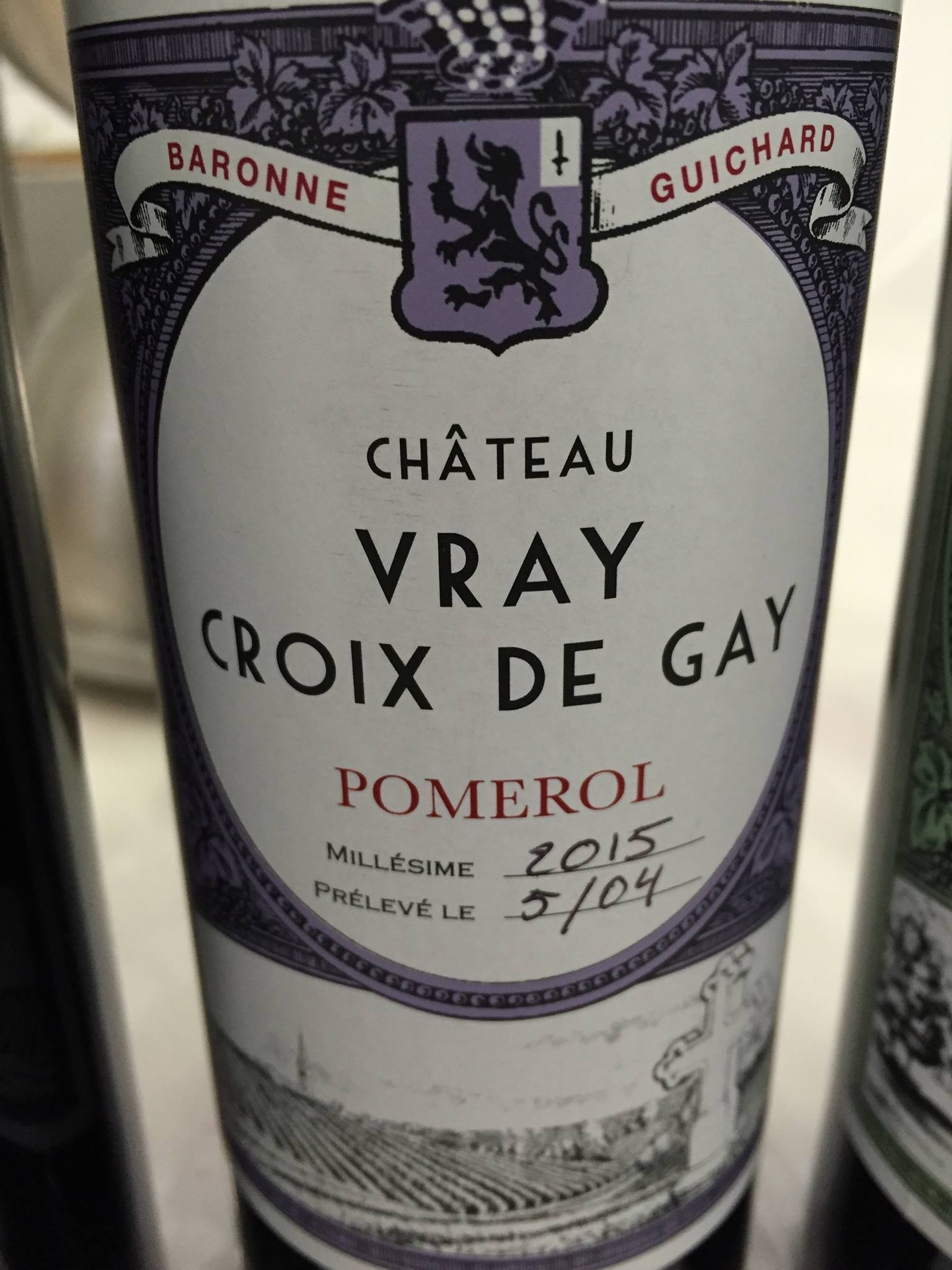 Château Vray Croix de Gay 2015 – Pomerol