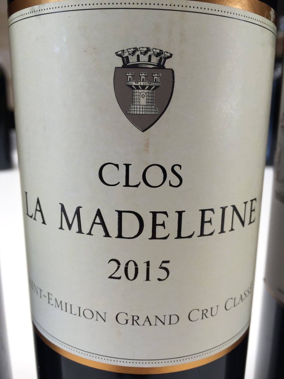 Clos La Madeleine 2015 – Saint-Emilion Grand Cru Classé