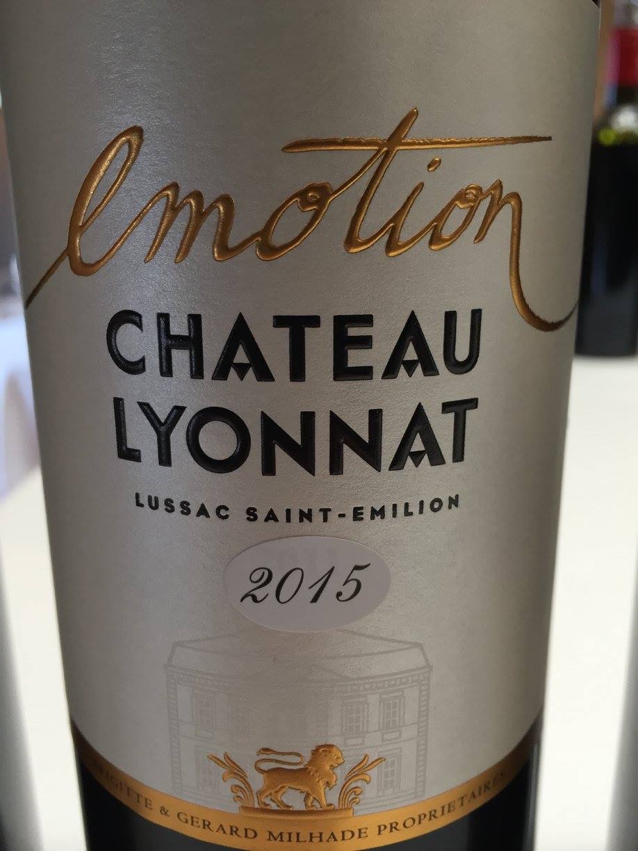 Emotion de Château Lyonnat 2015 – Lussac Saint-Emilion