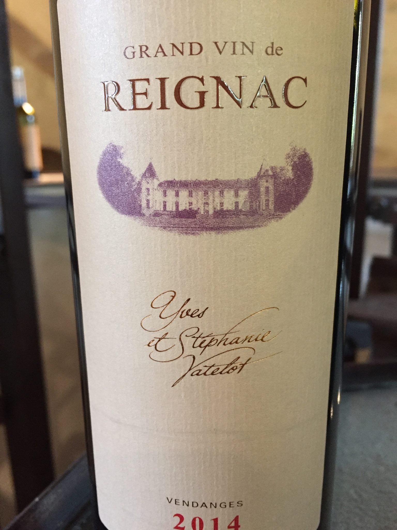 Grand Vin de Reignac 2014 – Bordeaux Supérieur