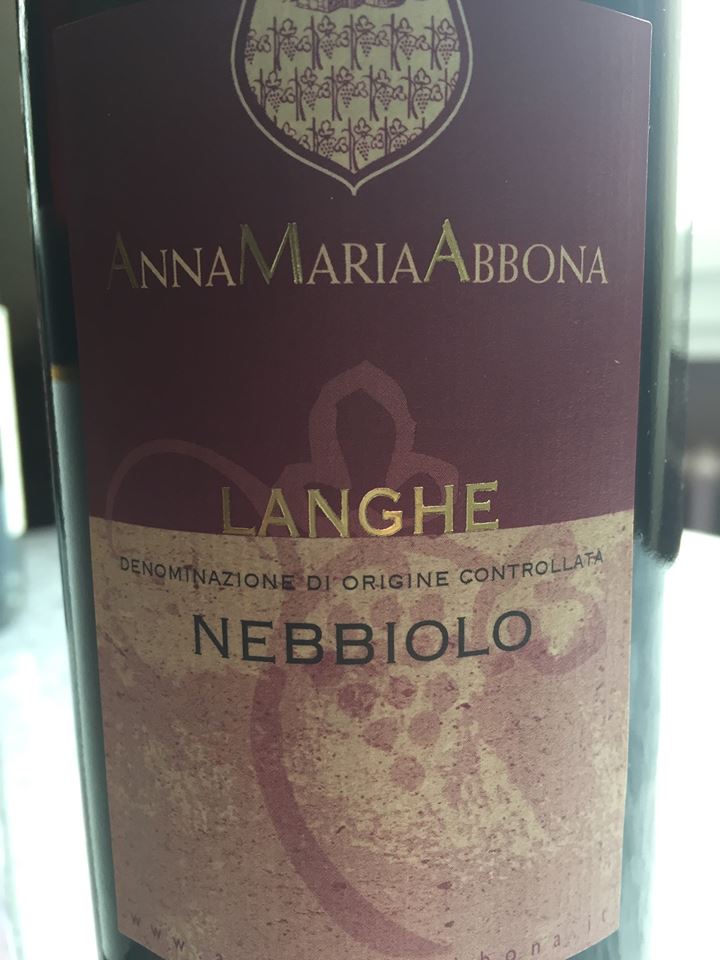 Anna Maria Abbona – Nebbiolo 2013 – Langhe