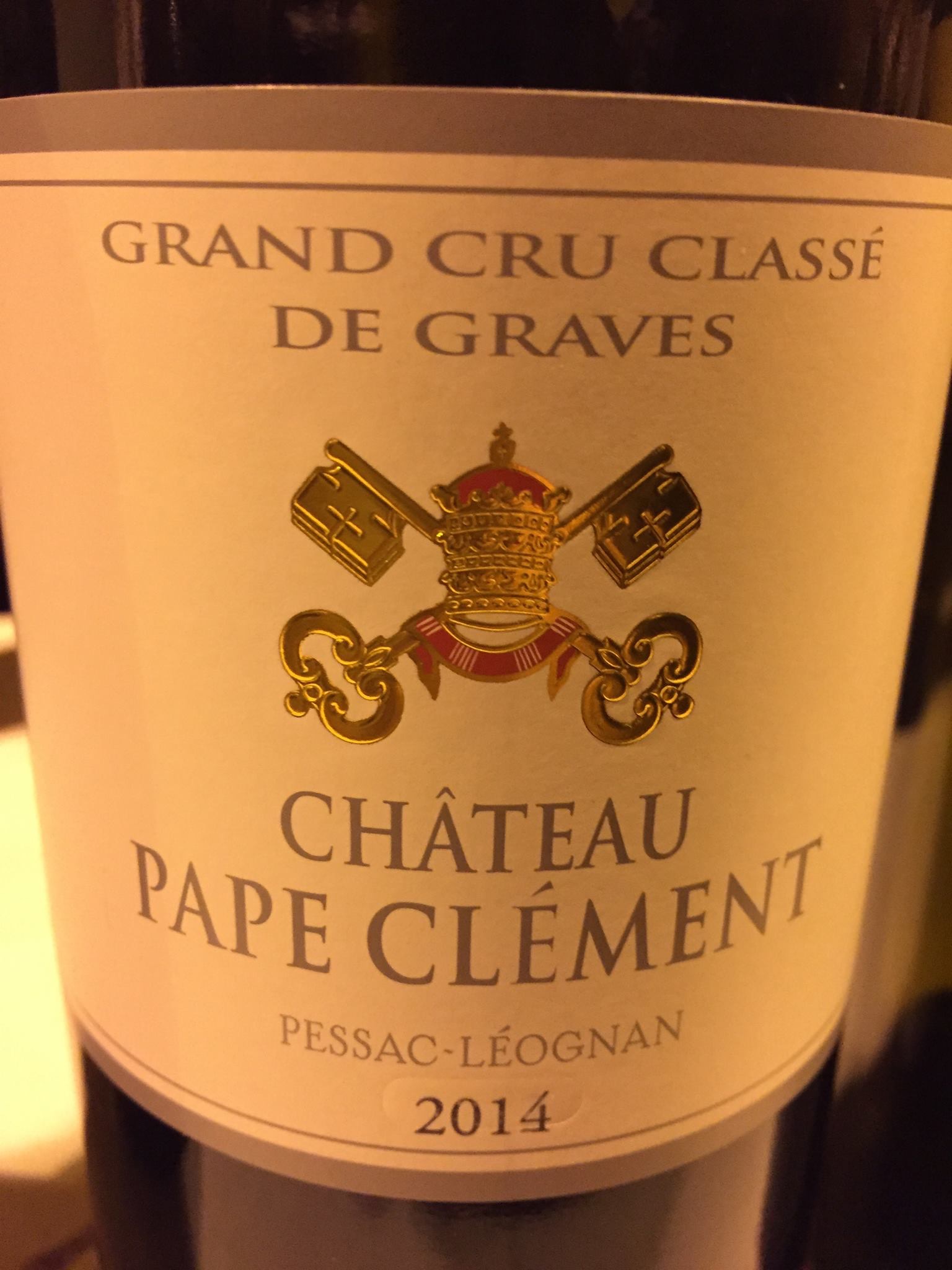 Château Pape Clément 2014 – Pessac-Léognan, Grand Cru Classé de Graves