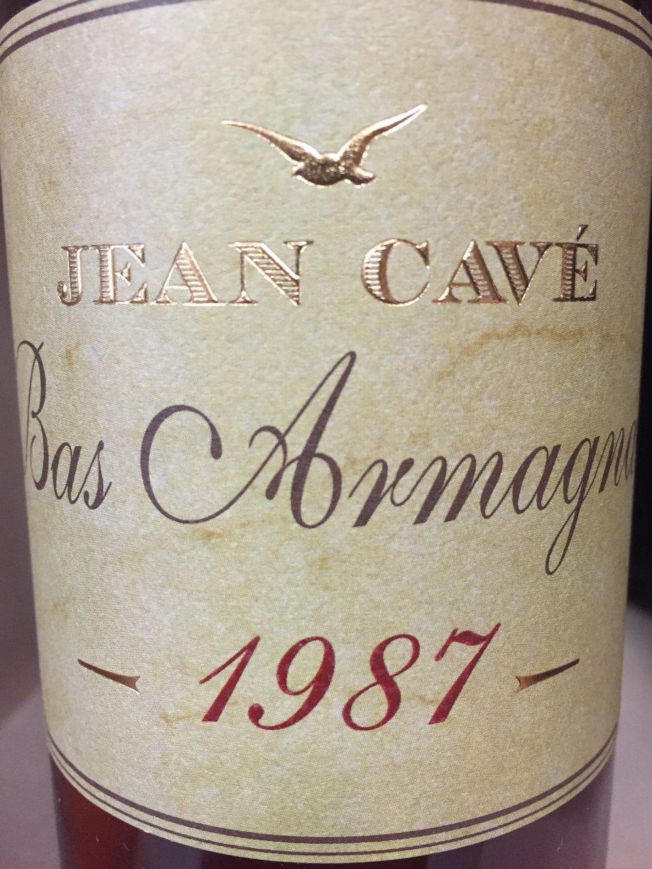 Jean Cavé 1987 – Bas-Armagnac