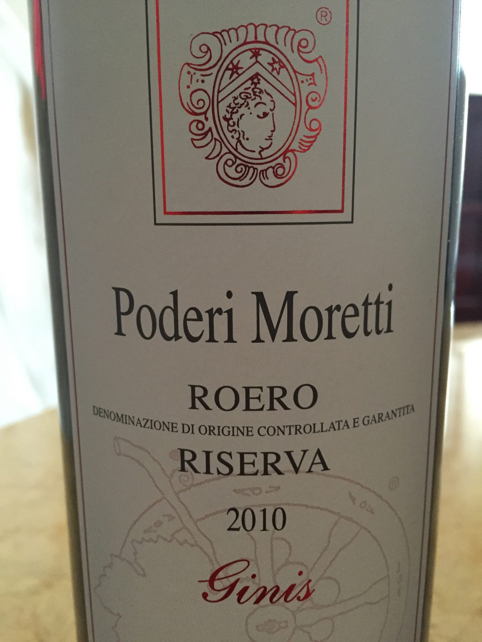 Poderi Moretti – Ginis 2010 – Roero Riserva