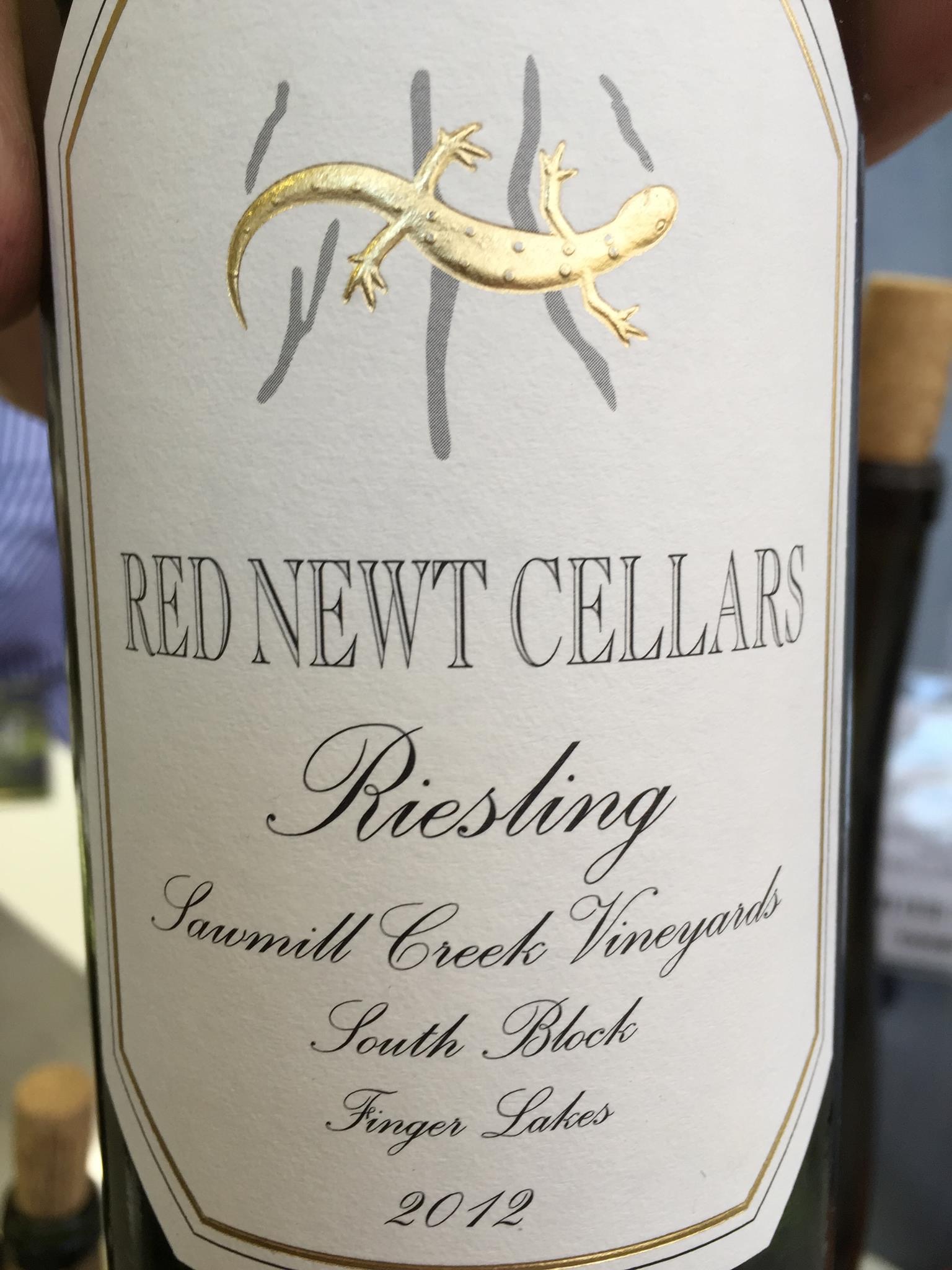 Red Newt Cellars – Riesling 2012 – Sawmill Creek Vineyards – South Block – Finger Lakes