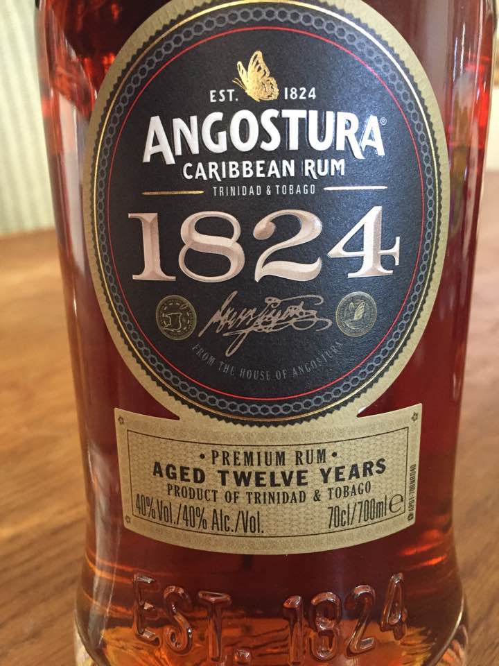 Angostura 1824 – Premium Rum – Aged Twelve Years – Trinidad & Tobago