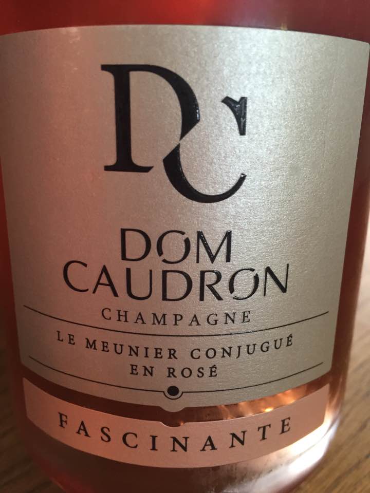 Champagne Dom Caudron – Le Meunier Conjugué en Rosé – Fascinante – Rosé – Brut