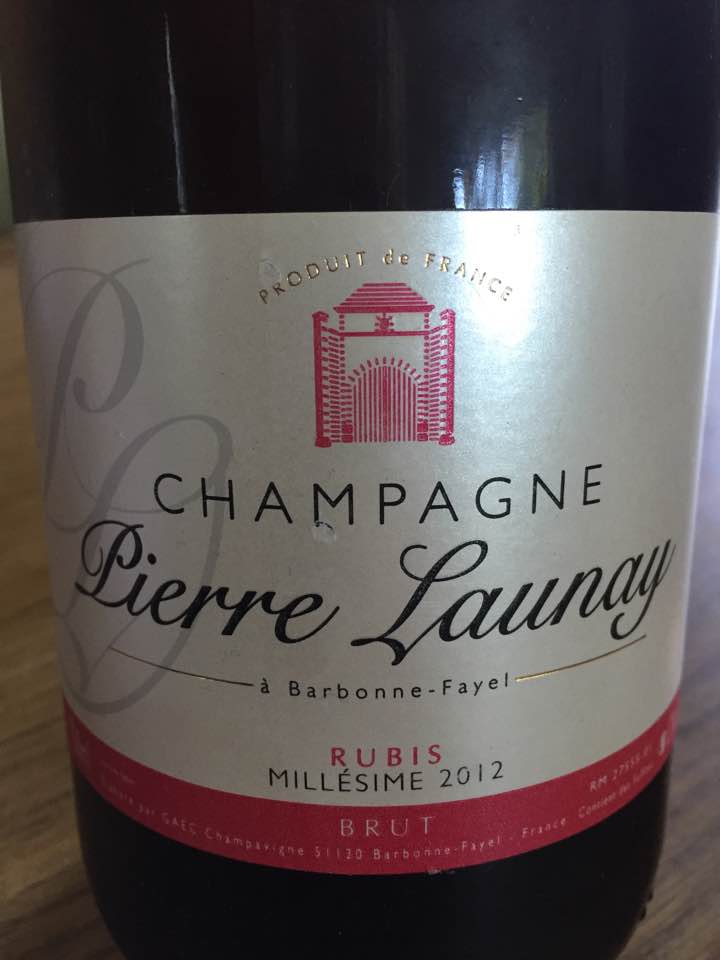 Champagne Pierre Launay – Rubis Millésime 2012 – Brut