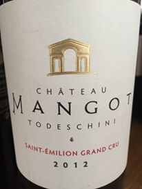 Château Mangot – Cuvée Todeschini 2012 – Saint-Emilion Grand Cru