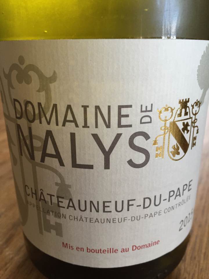 Domaine de Nalys 2015 – Chateauneuf-du-Pape (blanc)