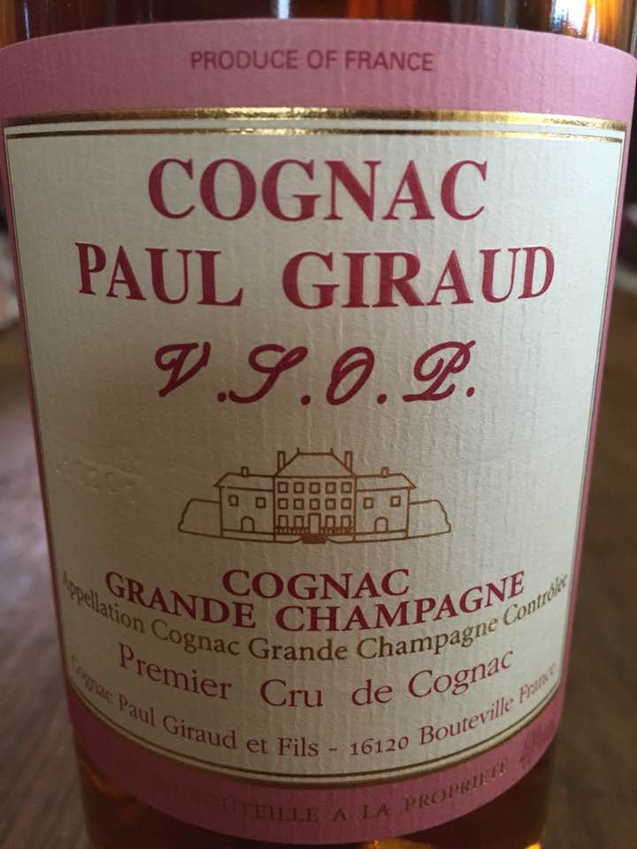 Paul Giraud – Grande Champagne – 1er Cru de Cognac – V.S.O.P. – Cognac