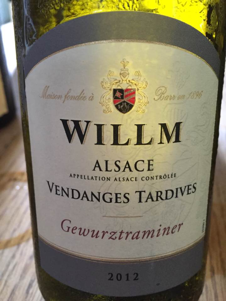 Willm – Gewurztraminer 2012 – Vendanges Tardives – Alsace