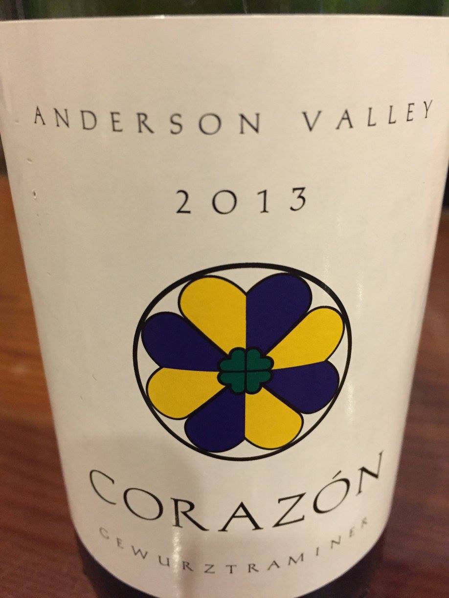 Corazon – Gewurztraminer 2013 – Anderson Valley