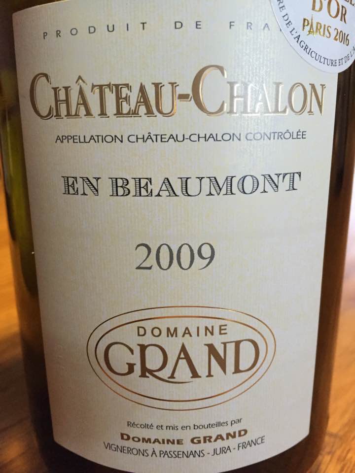 Domaine Grand – En Beaumont 2009 – Vin Jaune – Château-Chalon – Jura