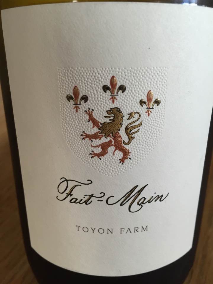 Fait-Main – Toyon Farm – Chardonnay 2014 – Napa Valley