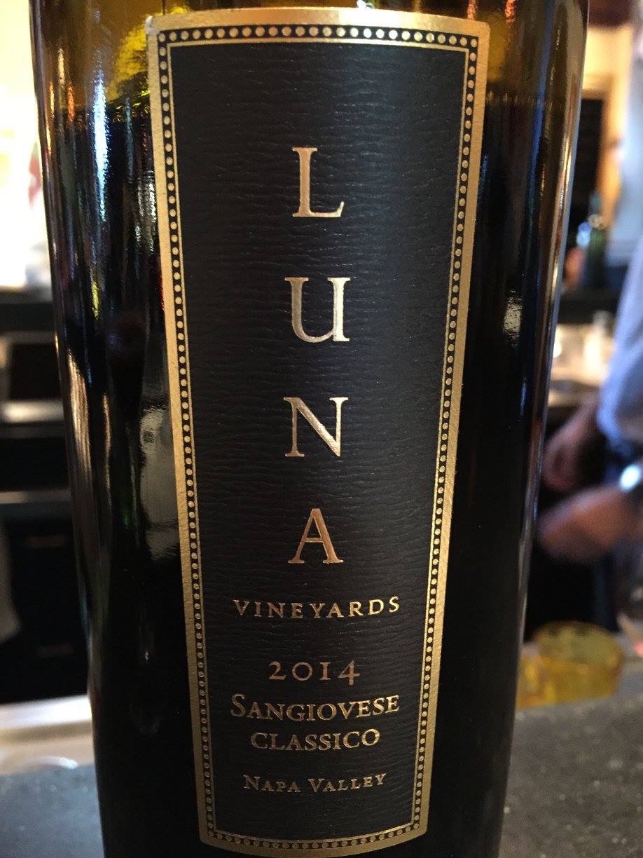 Luna Vineyards – Sangiovese Classico 2014 – Napa Valley