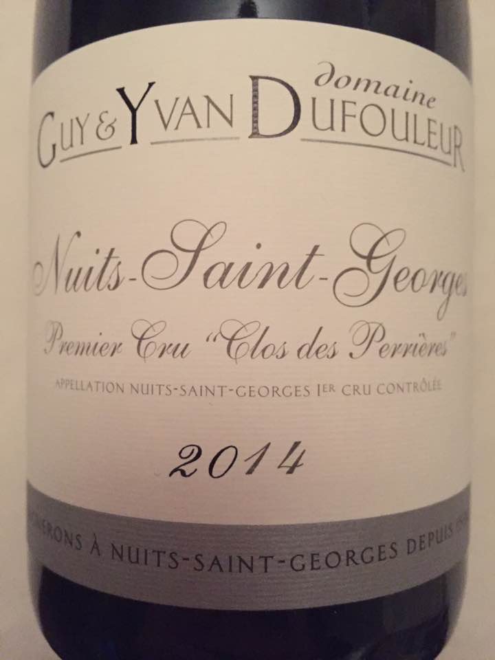 Domaine Guy & Yvan Dufouleur – Clos des Perrières 2014 Premier Cru – Nuits-Saint-Georges