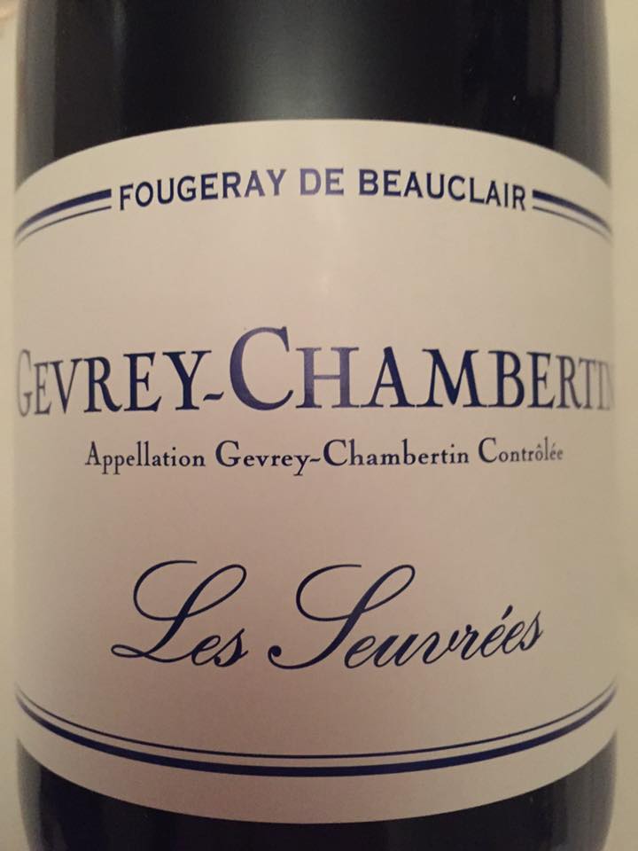 Fougeray de Beauclair – Les Seuvrées 2014 – Gevrey-Chambertin