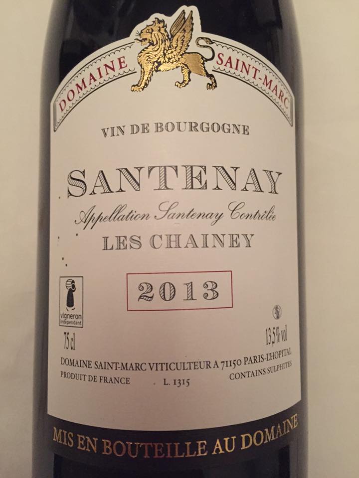 Domaine Saint-Marc – Les Chainey 2013 – Santenay