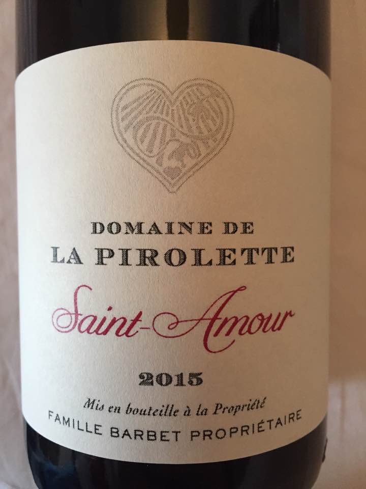 Domaine de la Pirolette 2015 – Saint-Amour 