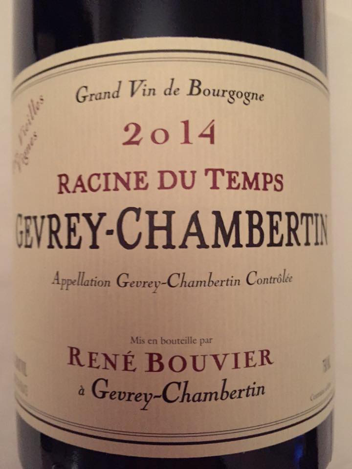 René Bouvier – Très Vieilles Vignes – Racine du Temps 2014 – Gevrey-Chambertin