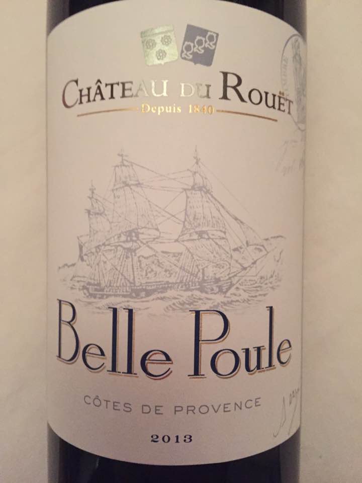 Château du Rouët – Belle Poule 2013 – Côtes de Provence