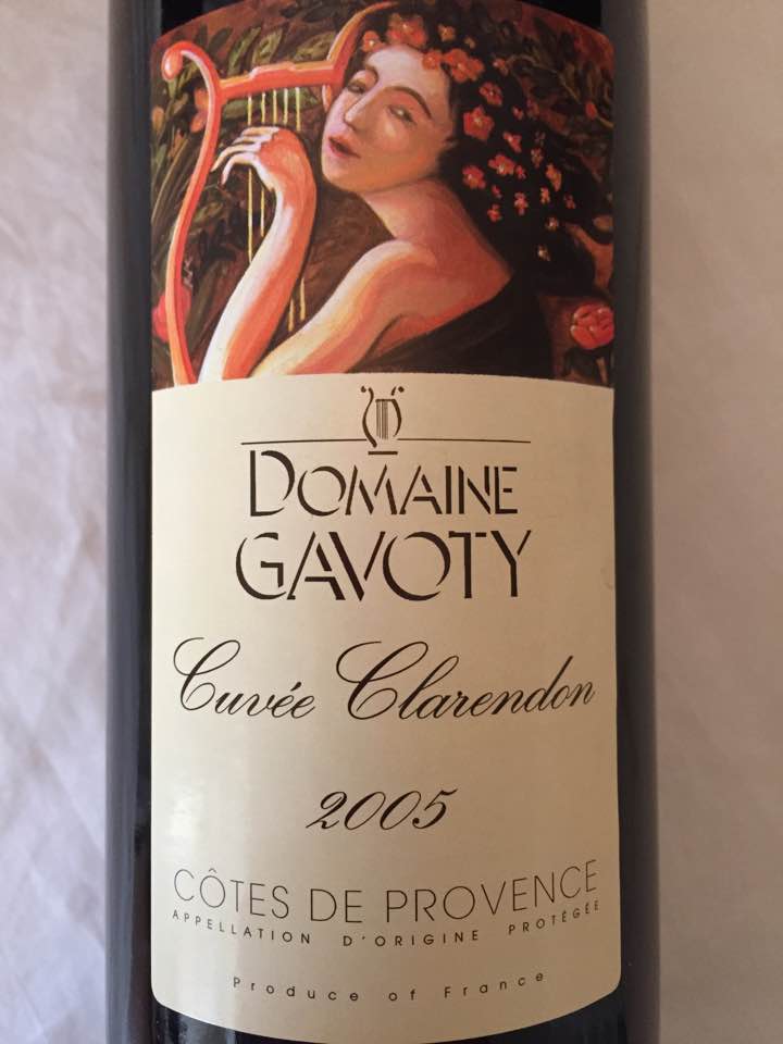 Domaine Gavoty – Cuvée Clarendon 2005 – Côtes de Provence