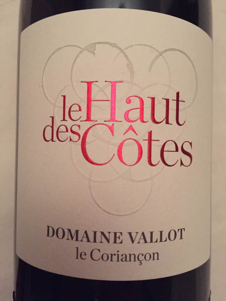 Domaine Vallot Le Coriançon – Le Haut des Côtes 2014 – Vinsobres