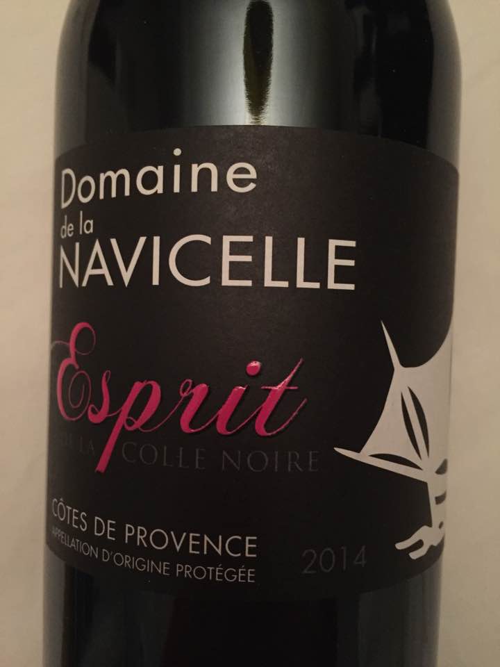 Domaine de la Navicelle – Esprit de la Colle Noire 2014 – Côtes de Provence