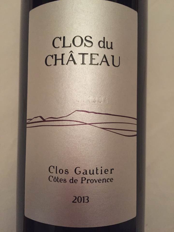 Domaine du Clos Gautier – Clos du Château 2013 – Côtes de Provence