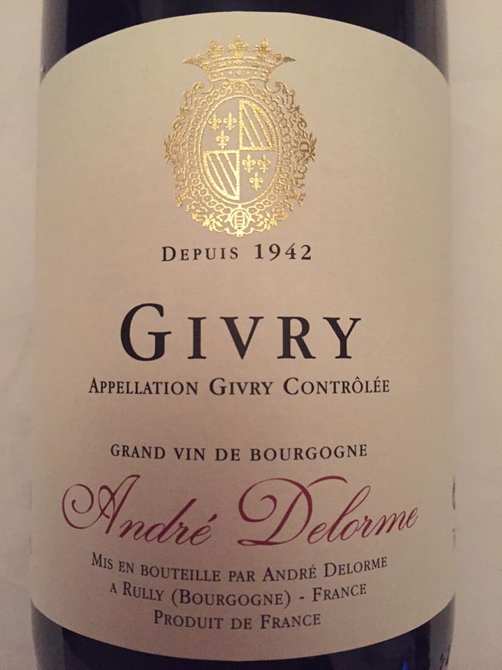 André Delorme 2015 – Givry